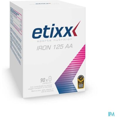Etixx Iron 125 AA - Vitamines et Minéraux Etixx Iron 125 AA - Vitamines et Minéraux