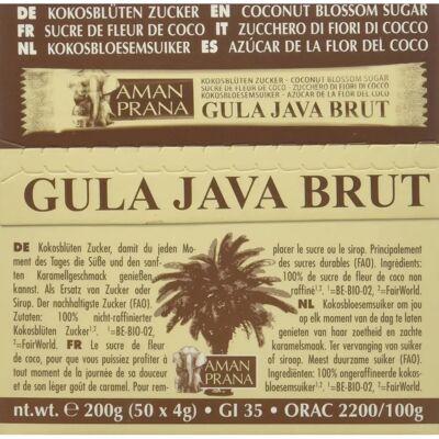 Amanprana Gula Java Brut - Azúcar de flor de coco orgánico Amanprana Gula Java Brut - Azúcar de flor de coco orgánico