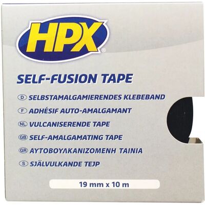 Taśma gumowa samowulkanizująca HPX - 19mm x 10m - Czarna - Taśma uszczelniająca Taśma gumowa samowulkanizująca HPX - 19mm x 10m - Czarna - Taśma uszczelniająca
