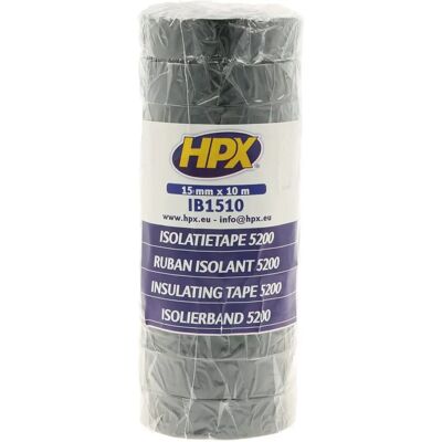 HPX 5200 Isolatieband - Zwart, 15mm x 10m - Isolatieband HPX 5200 Isolatieband - Zwart, 15mm x 10m - Isolatieband