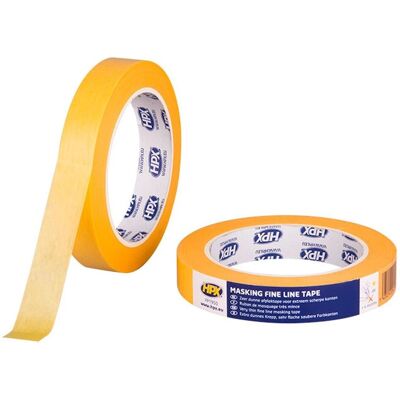 HPX FP1950 Abdeckband - orange - 19mm x 50m - Masking Tape HPX FP1950 Abdeckband - orange - 19mm x 50m - Masking Tape
