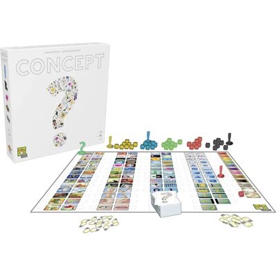 Asmodee Concept - Jeu de société gris - +10 ans - Multilingue - Allemagne - Publicité Asmodee Concept - Jeu de société gris - +10 ans - Multilingue - Allemagne - Publicité