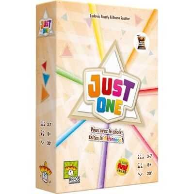 Asmodee Just One - Jeu de société coopératif pour 3-7 joueurs - Français - Publicité Asmodee Just One - Jeu de société coopératif pour 3-7 joueurs - Français - Publicité