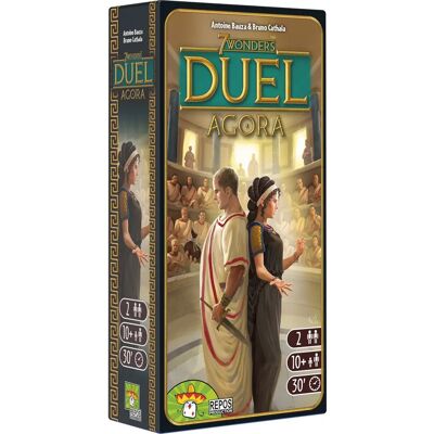 Asmodee 7 Wonders Duel - Extension Agora - Jeu de société - 10+ - 2 joueurs - 30 min Asmodee 7 Wonders Duel - Extension Agora - Jeu de société - 10+ - 2 joueurs - 30 min