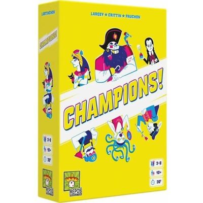 Champions! - Jeu de société - Français - Publicité Champions! - Jeu de société - Français - Publicité
