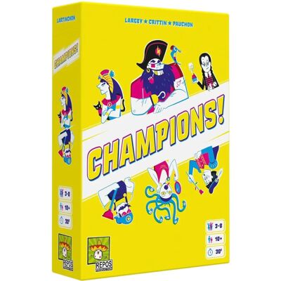Repos Production Champions! - Jeu de fête - Publicité Repos Production Champions! - Jeu de fête - Publicité