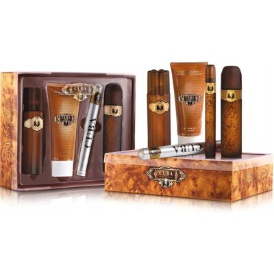 Cuba Cuba Gold - Duftset mit Eau de Toilette, Aftershave, Duschgel Cuba Cuba Gold - Duftset mit Eau de Toilette, Aftershave, Duschgel