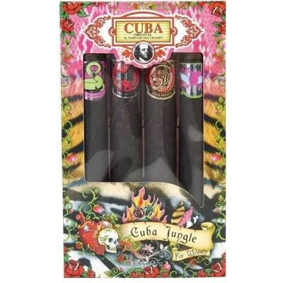 Sada Edp Cuba Jungle - Tygr, Had, Zebra, Heartbreaker Sada Edp Cuba Jungle - Tygr, Had, Zebra, Heartbreaker