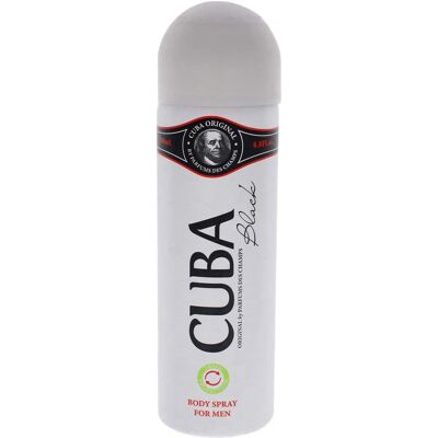 Fragluxe Cuba Black Spray Corporel - Spray Corporel - Publicité Fragluxe Cuba Black Spray Corporel - Spray Corporel - Publicité