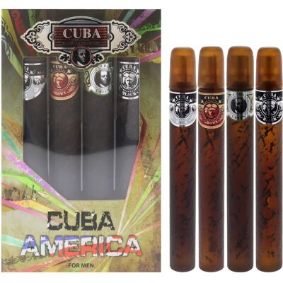 Cuba Schwarz Grün Braun Grau - Herrendüfte-Set Cuba Schwarz Grün Braun Grau - Herrendüfte-Set