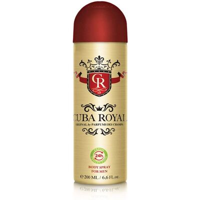 Cuba Royal Spray Corporel - Parfum longue durée pour hommes Cuba Royal Spray Corporel - Parfum longue durée pour hommes