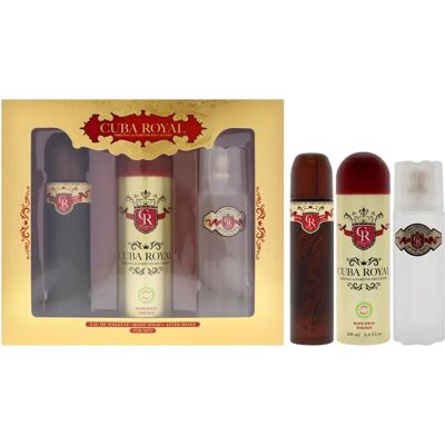 Set de Parfum Cuba Royal pentru Bărbați - EDT, Deodorant, Aftershave Set de Parfum Cuba Royal pentru Bărbați - EDT, Deodorant, Aftershave