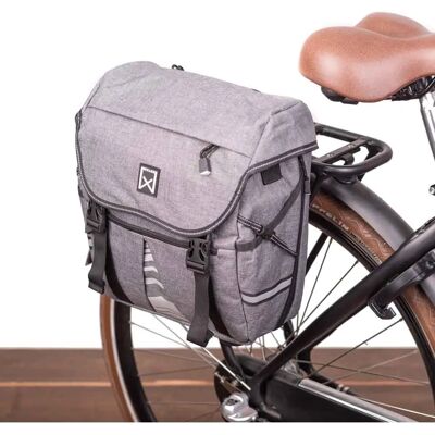 Willex Sacoche de vélo - 1200 Anthracite Accessoire Compact - Publicité Willex Sacoche de vélo - 1200 Anthracite Accessoire Compact - Publicité