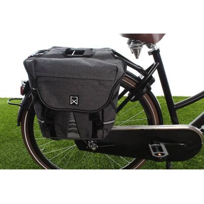 Willex Sacoches de Vélo Imperméables - 20L - Anthracite - Publicité Willex Sacoches de Vélo Imperméables - 20L - Anthracite - Publicité
