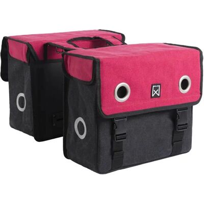 Willex - Canvas 30L - Red/Black - Pannier bag Willex - Canvas 30L - Red/Black - Pannier bag