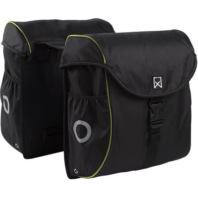 Willex Sacoches Vélo - 38L, Noir et Jaune - Publicité Willex Sacoches Vélo - 38L, Noir et Jaune - Publicité