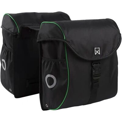 Willex - Bagagetas 300 - Zwart/Groen - 38L - Fietstasje achterop Willex - Bagagetas 300 - Zwart/Groen - 38L - Fietstasje achterop