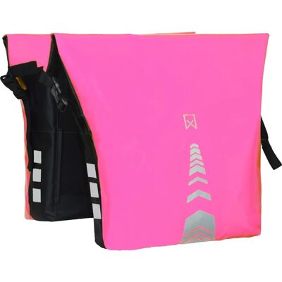 Willex Dubbele Sportieve Fietstas - 34L Roze Willex Dubbele Sportieve Fietstas - 34L Roze