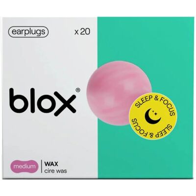 Bouchons d'Oreilles en Cire Naturelle Blox - Protection Auditive Bouchons d'Oreilles en Cire Naturelle Blox - Protection Auditive