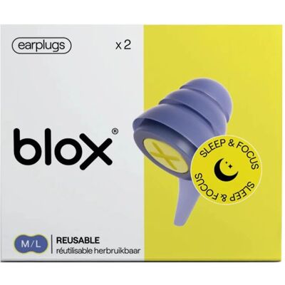 Blox Slaap & Focus Herbruikbare Oordoppen - M/L Maat Blox Slaap & Focus Herbruikbare Oordoppen - M/L Maat