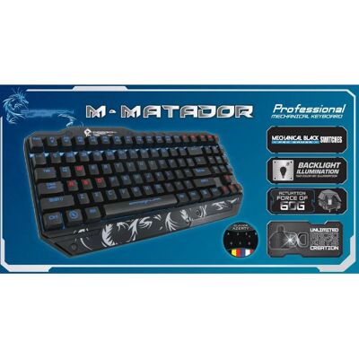 Clavier de Gaming Mécanique Dragonwar M-Matador - Noir - Publicité Clavier de Gaming Mécanique Dragonwar M-Matador - Noir - Publicité