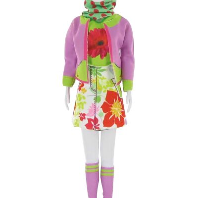 Vervaco Tenue pour poupée Niveau 2 Fleur de Bonbon Vervaco Tenue pour poupée Niveau 2 Fleur de Bonbon