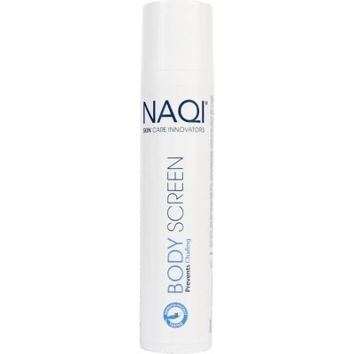 NAQI Body Screen 100ml - Crème de protection contre le frottement - Publicité NAQI Body Screen 100ml - Crème de protection contre le frottement - Publicité
