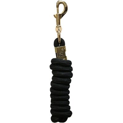 Kentucky Horsewear Basic Führstrick - Schwarzer Pferdestrick - 2m Kentucky Horsewear Basic Führstrick - Schwarzer Pferdestrick - 2m