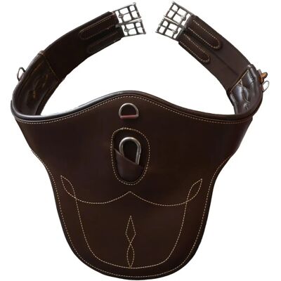 Kentucky Horsewear Brauner Anatomischer Pferdebrustgurt - Pferdetyp Kentucky Horsewear Brauner Anatomischer Pferdebrustgurt - Pferdetyp