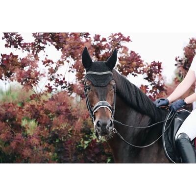 Kentucky Horsewear Wellington Sparkling Soundless - Fliegenschutzmaske Kentucky Horsewear Wellington Sparkling Soundless - Fliegenschutzmaske