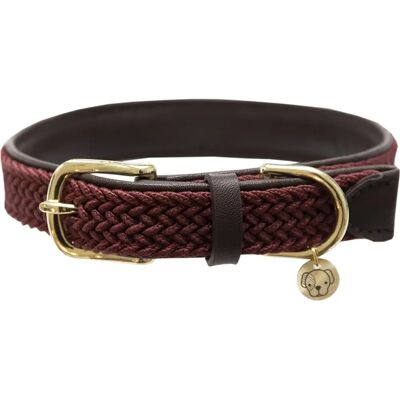 Kentucky Dogwear M Bordeaux Collare in nylon intrecciato - Tipo di cane Kentucky Dogwear M Bordeaux Collare in nylon intrecciato - Tipo di cane
