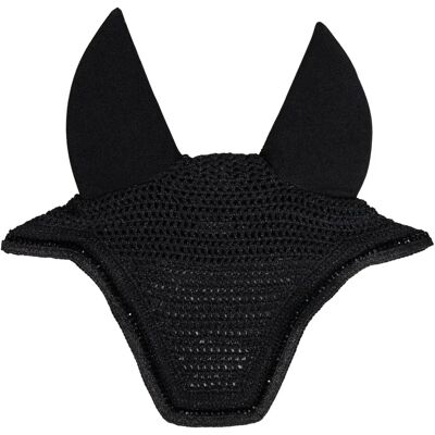 Kentucky Horsewear Schwarze Glitzer Fliegenmütze - Fliegenmaske Kentucky Horsewear Schwarze Glitzer Fliegenmütze - Fliegenmaske