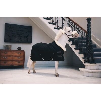 Kentucky Horsewear Tiny Turnierdecke - Diamant 160g - Schwarz Kentucky Horsewear Tiny Turnierdecke - Diamant 160g - Schwarz