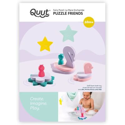 Puzzle Bain Quut - Étang Enchanté, 10 pcs, Mousse souple - Publicité Puzzle Bain Quut - Étang Enchanté, 10 pcs, Mousse souple - Publicité