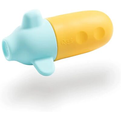Quut Squezzi Sous-marin - Jouet de bain en silicone - Jaune - Pour enfants 12M+ - Publicité Quut Squezzi Sous-marin - Jouet de bain en silicone - Jaune - Pour enfants 12M+ - Publicité
