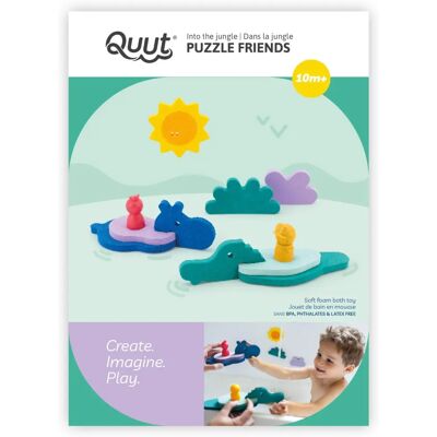 Marque - Modèle - Puzzle de Bain - Dans La Jungle - Publicité Marque - Modèle - Puzzle de Bain - Dans La Jungle - Publicité
