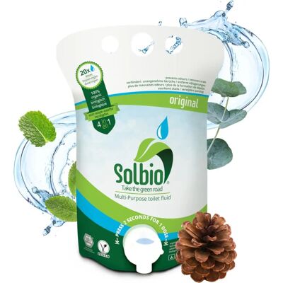 Solbio Organisk 4-i-1 Toalettvätska - 0,8 L Solbio Organisk 4-i-1 Toalettvätska - 0,8 L