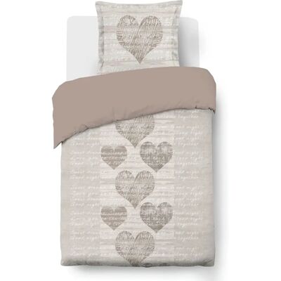 Ensemble de housse de duvet Beige Dream - Literie - Publicité Ensemble de housse de duvet Beige Dream - Literie - Publicité