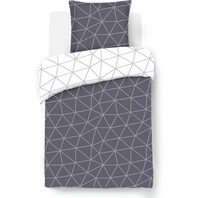 Ensemble de housse de duvet Vision - Coton, Design Moderne - Publicité Ensemble de housse de duvet Vision - Coton, Design Moderne - Publicité