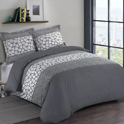 Ensemble de Couette Arthur en Coton - Gris Anthracite Ensemble de Couette Arthur en Coton - Gris Anthracite