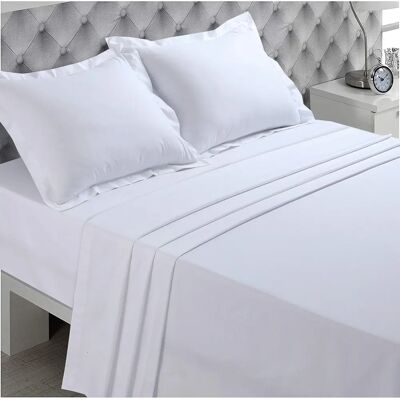 SEVENOAKS Drap-housse en coton blanc - Literie SEVENOAKS Drap-housse en coton blanc - Literie