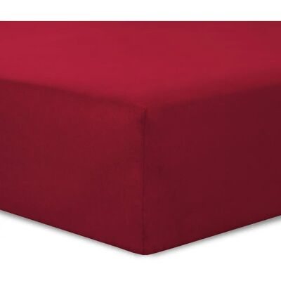 Lençol Vermelho de Algodão VISION - 200x200 cm Lençol Vermelho de Algodão VISION - 200x200 cm