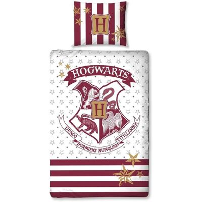 Zestaw pościeli Harry Potter Hogwarts - 140x200cm - Bawełna Zestaw pościeli Harry Potter Hogwarts - 140x200cm - Bawełna
