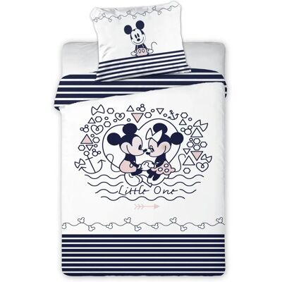 Disney Minnie Mouse Baby Dekbedovertrek - 100x140cm - Wit Disney Minnie Mouse Baby Dekbedovertrek - 100x140cm - Wit