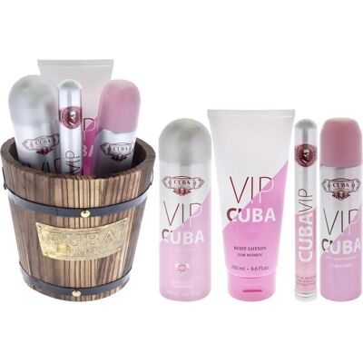 Kuba - Set Regalo VIP Cuba - EDP 100 ml, 35 ml, Spray corpo 200 ml & Lozione corpo 200 ml Kuba - Set Regalo VIP Cuba - EDP 100 ml, 35 ml, Spray corpo 200 ml & Lozione corpo 200 ml