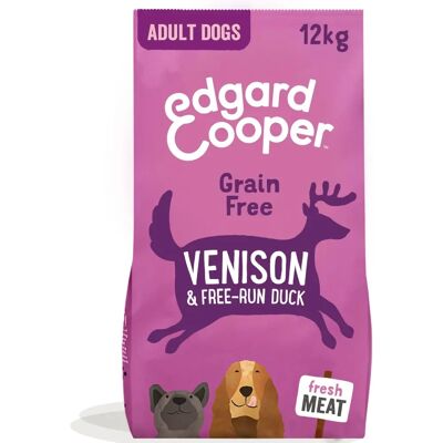 Edgard & Cooper Adult Fresh Venison & Free-Run Duck - 12 kg Edgard & Cooper Adult Fresh Venison & Free-Run Duck - 12 kg