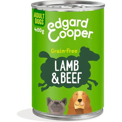 Edgard and Cooper Lamm & Nötkött Hundmat - 400g Edgard and Cooper Lamm & Nötkött Hundmat - 400g
