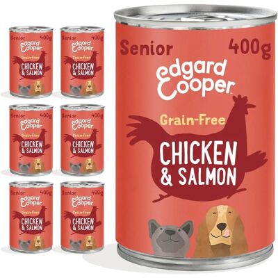 Edgard & Cooper Magnifique Nourriture pour Chiens Seniors en Boîtes - Publicité Edgard & Cooper Magnifique Nourriture pour Chiens Seniors en Boîtes - Publicité