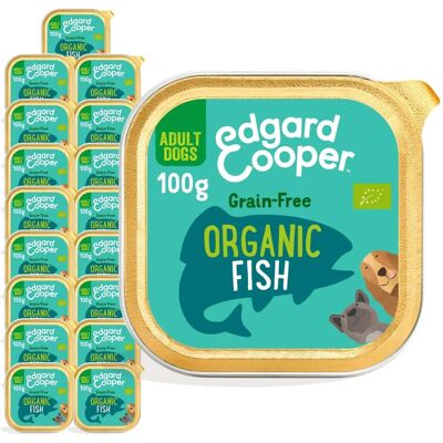 Edgard & Cooper Organic Fish Dog Food - 17x100g Edgard & Cooper Organic Fish Dog Food - 17x100g