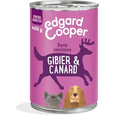 Edgard & Cooper Graanvrije hondenvoeding met wild en eend - Blikvoer Edgard & Cooper Graanvrije hondenvoeding met wild en eend - Blikvoer